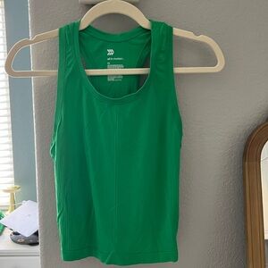All in motion emerald green workout top racerback